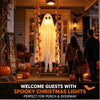 Luminous Halloween Hanging Swing Ghost Decoration with Adjustable Brightness