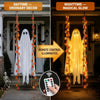 Luminous Halloween Hanging Swing Ghost Decoration with Adjustable Brightness