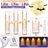 Luminous Halloween Hanging Swing Ghost Decoration with Adjustable Brightness