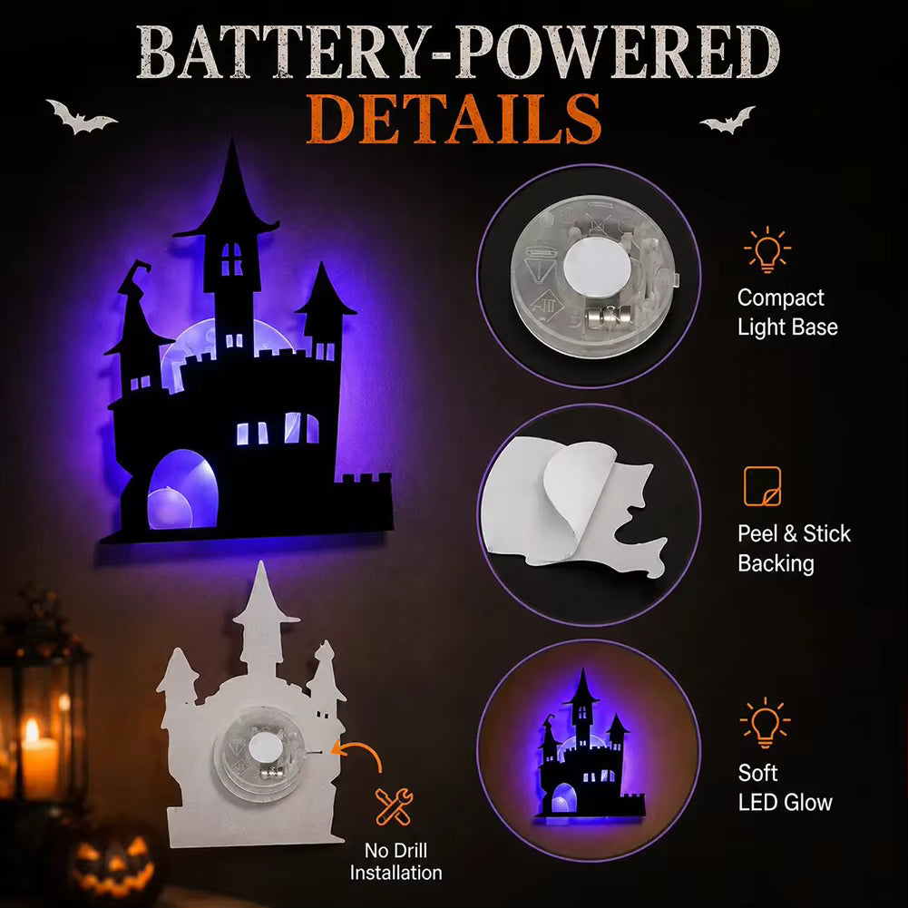 Luminous Halloween Shadow Wall