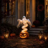 Luminous Swirling Ghost Pumpkin
