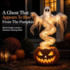 Luminous Swirling Ghost Pumpkin